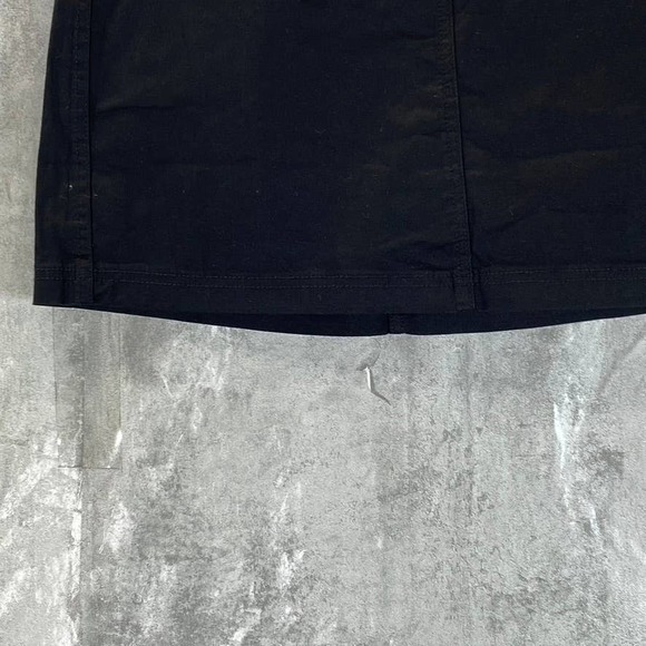 Karen Scott Women's Petite Deep Black One-Button Woven Skort SZ 8P - Picture 6 of 10